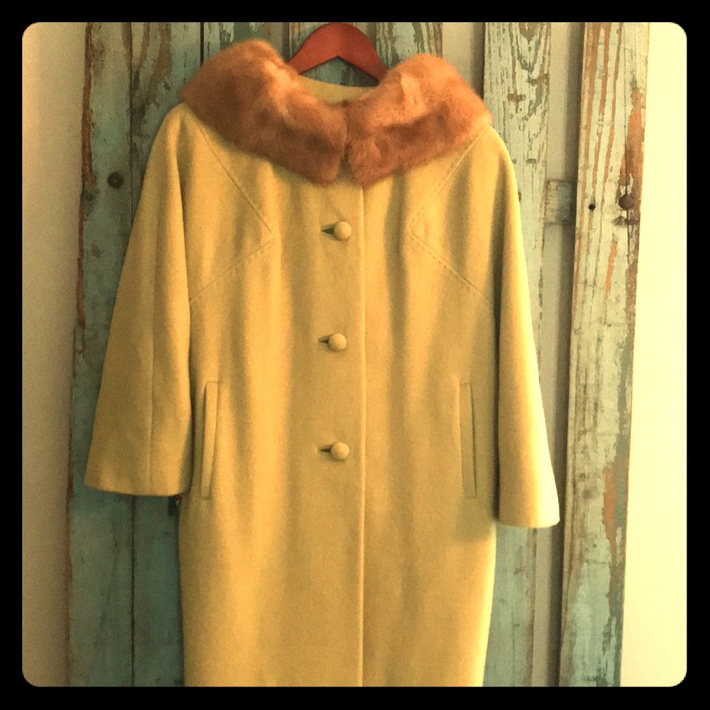 Vintage (1960’s) Cashmere & Mink coat